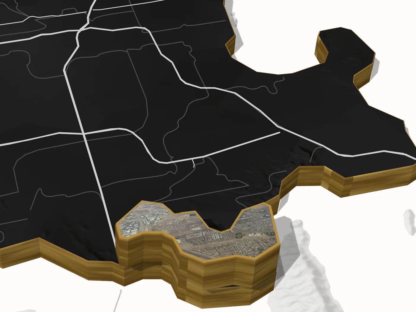 Inspirada lifted off the G. Lending valley map