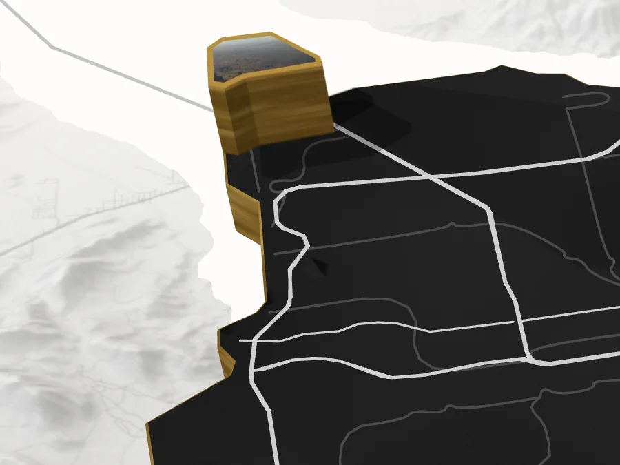 Skye Canyon lifted off the G. Lending valley map