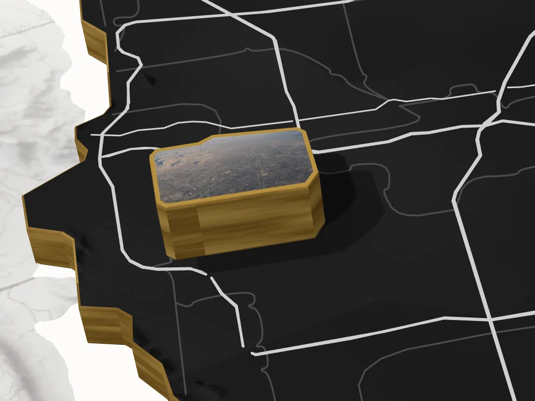 The Lakes lifted off the G. Lending valley map